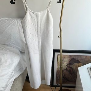 Herve Leger white bodycon dress size XS